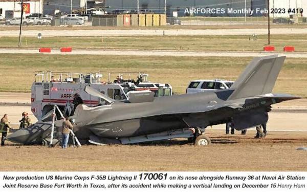 Счётная палата США: более 70% истребителей F-35 небоеспособны!
Счётная палата США: более 70% истребителей F-35 небоеспособны!