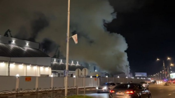 Пожар произошел в районе порта Батуми