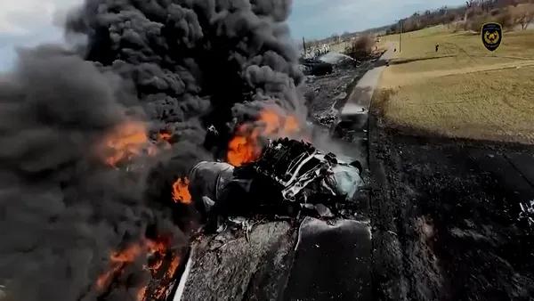 
        Поезд, перевозивший бензол, превысил скорость в два раза
      